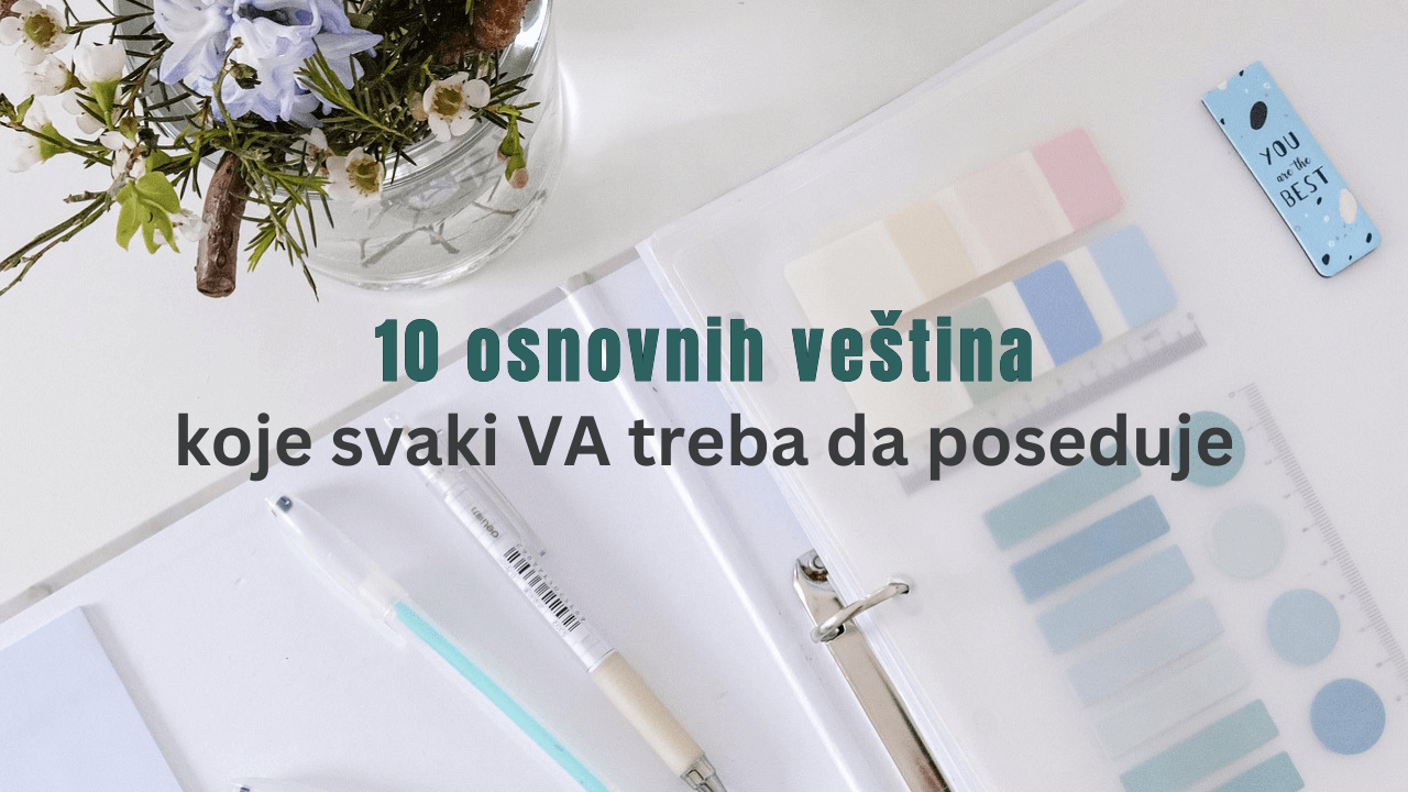 Osnovne veštine virtuelnog asistenta
